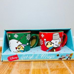 COPY - Disney Chip & Dale
Ceramic Mug Set of
2 Christmas/Holiday
Building Snowm…